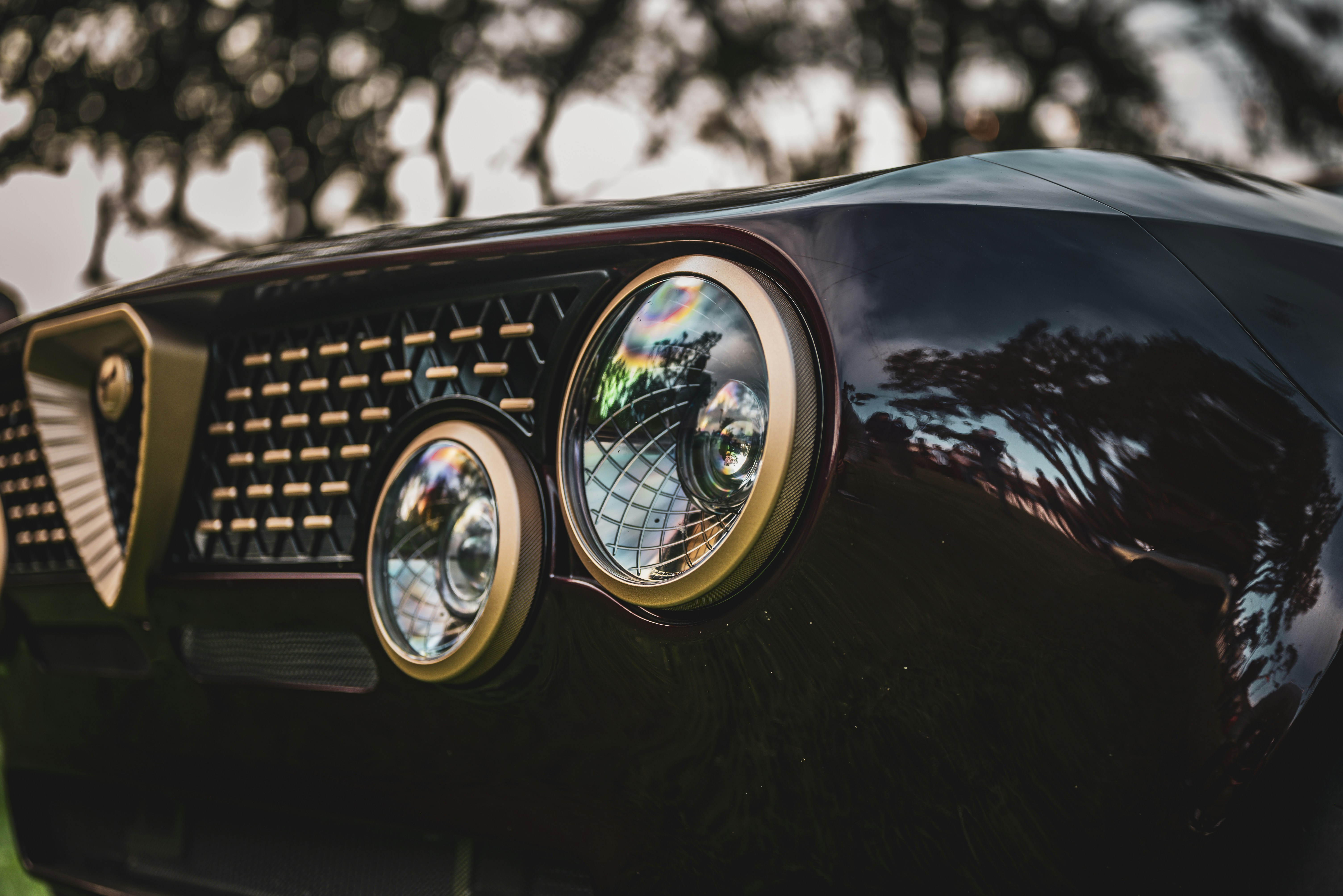 Classic car restoration project in progress