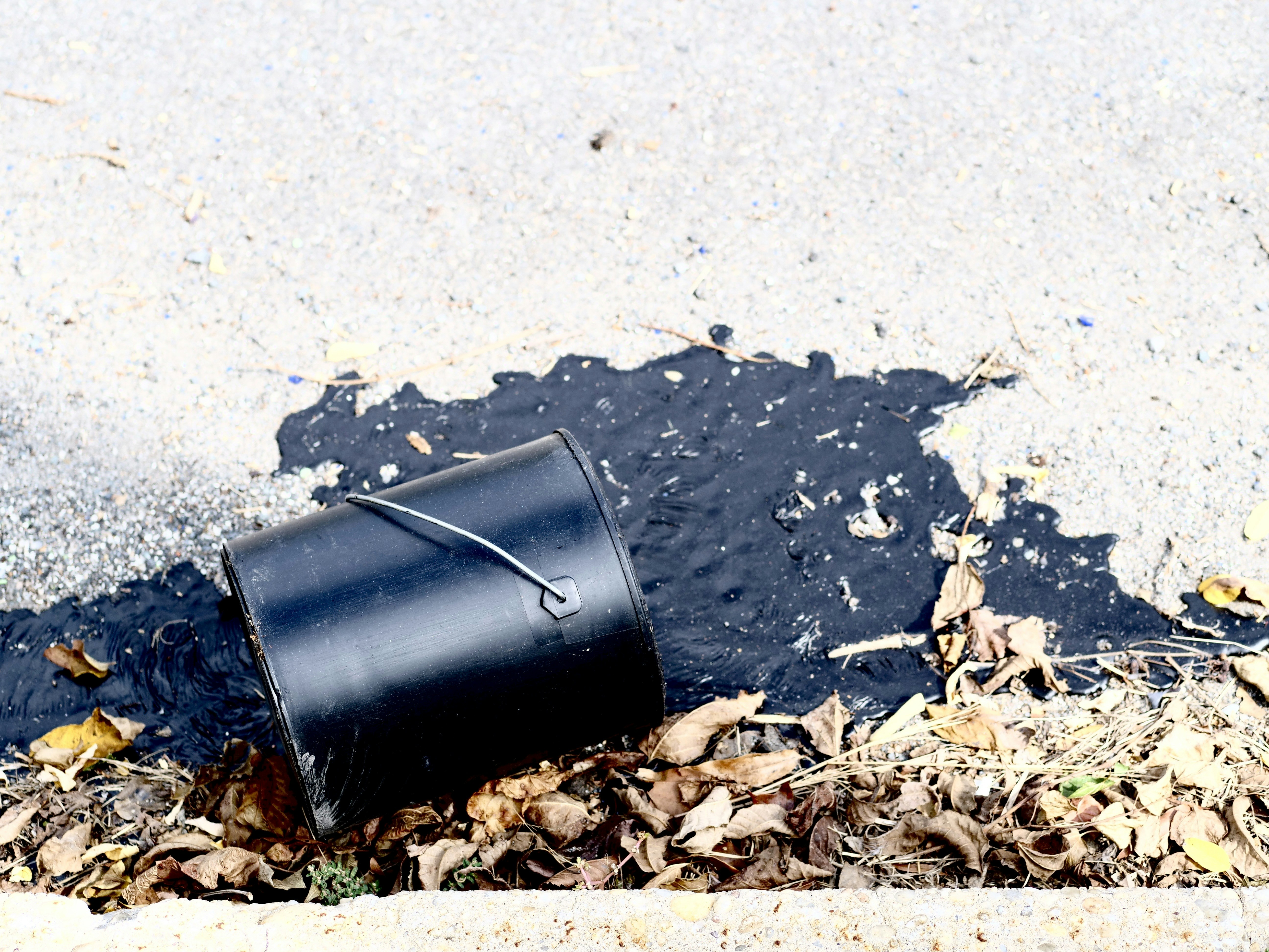 water drainage asphalt