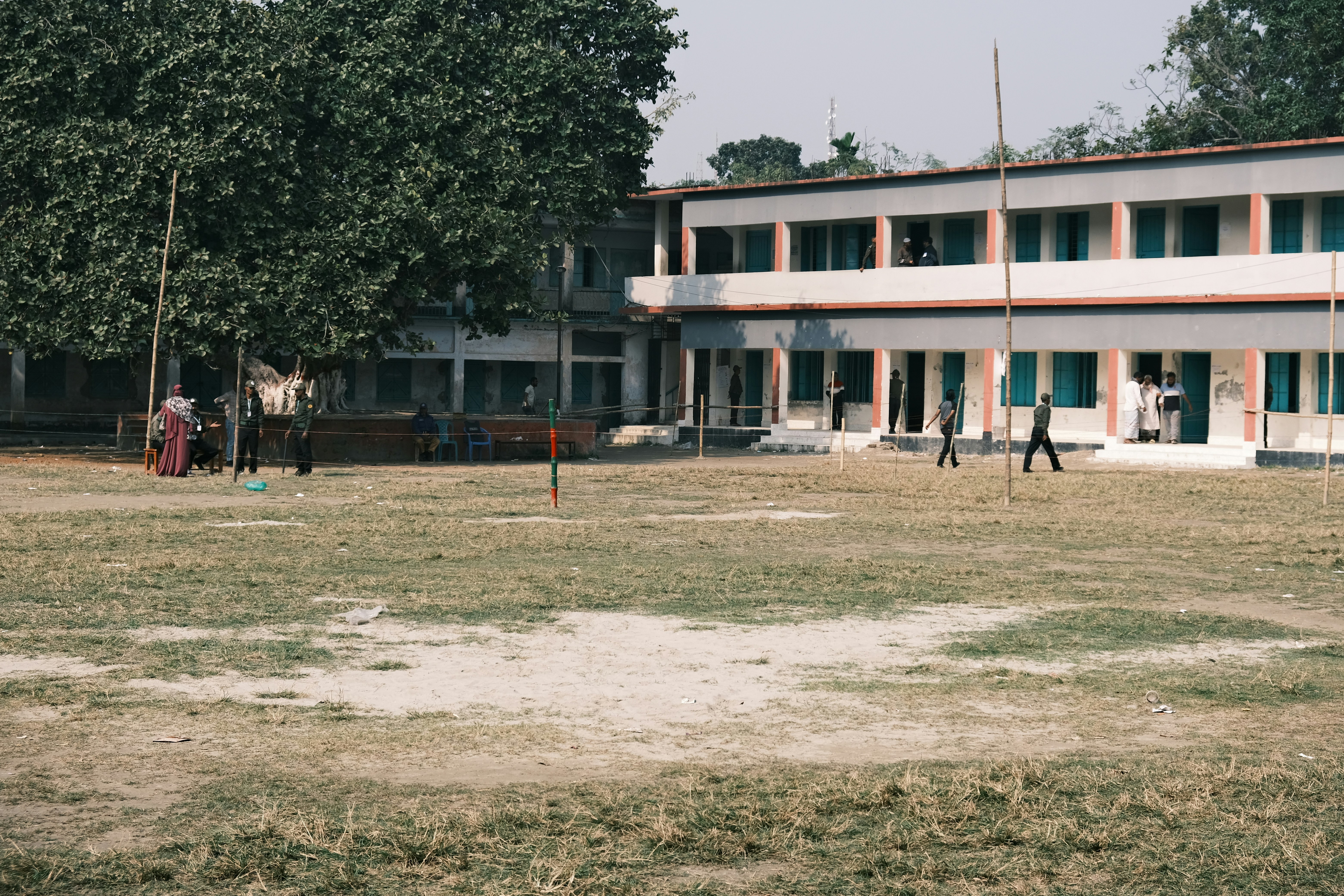 Polling center at school