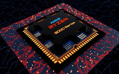 Amd ryzen 8000 series cpu on circuit board