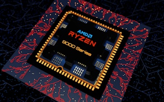 Amd ryzen 6000 series processor on circuit board