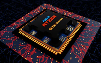 Amd ryzen 8000 series processor on circuit board