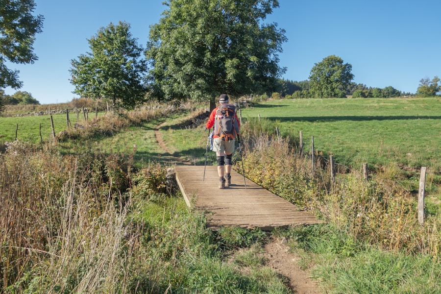Trekker on a rural trail — rabies pre-exposure vaccination is recommended for adventure travel