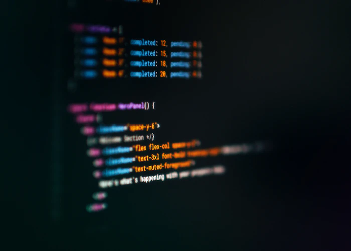 Colorful code editor dark mode