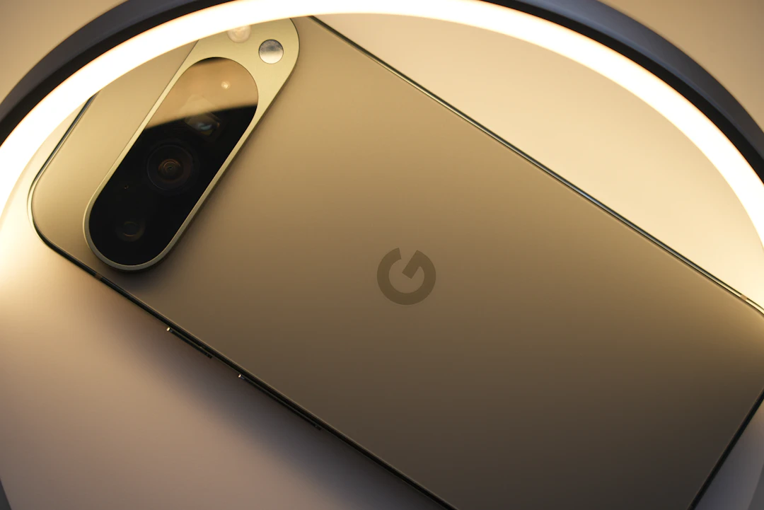 A modern smartphone with a distinctive camera array