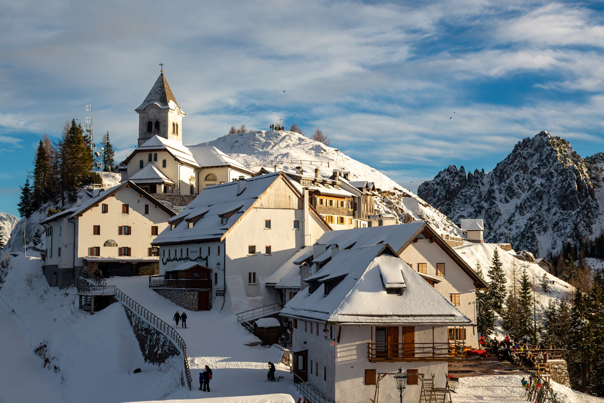 Skiing in St Martin de Belleville