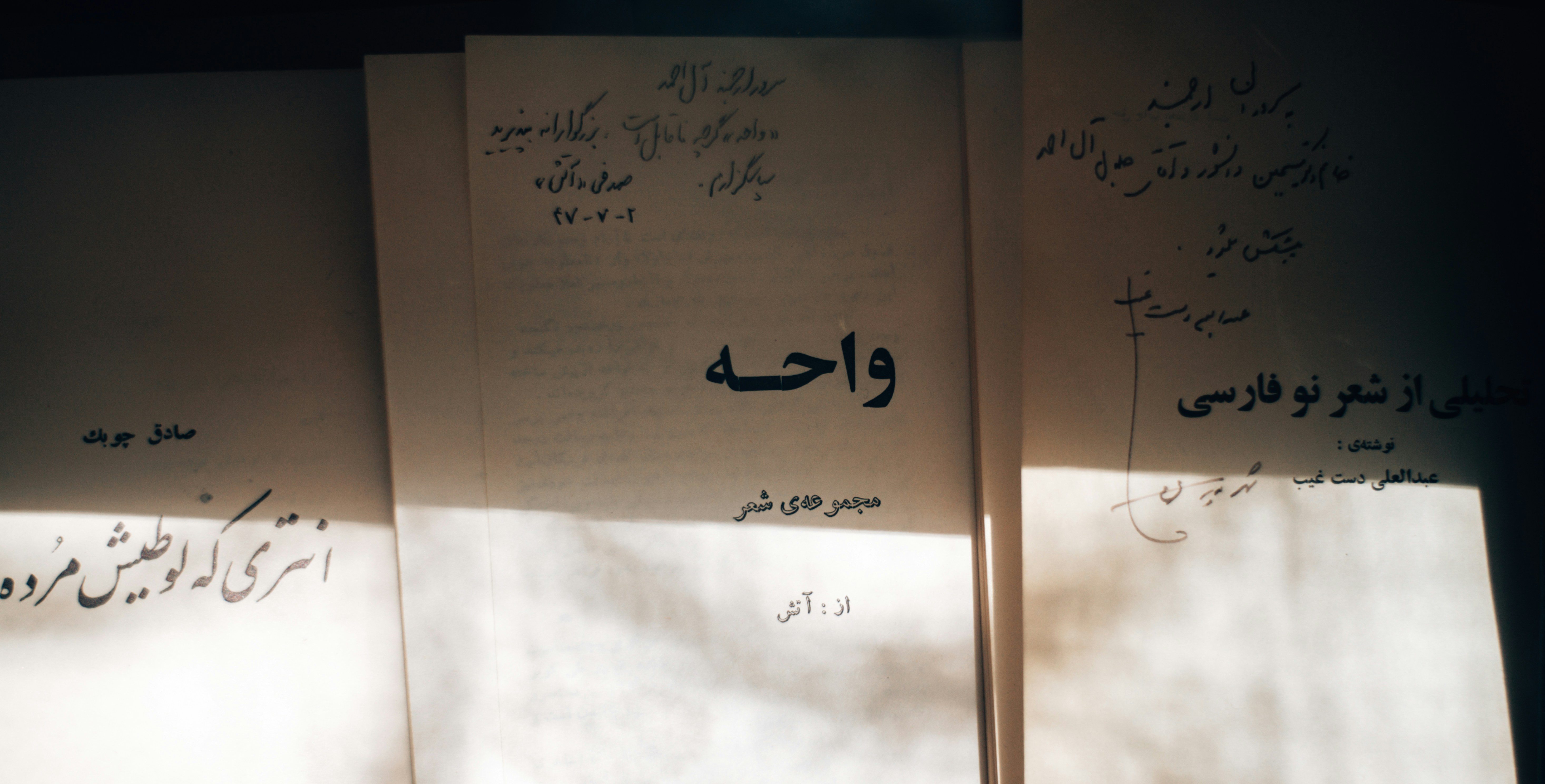 Sunlight on old Arabic words