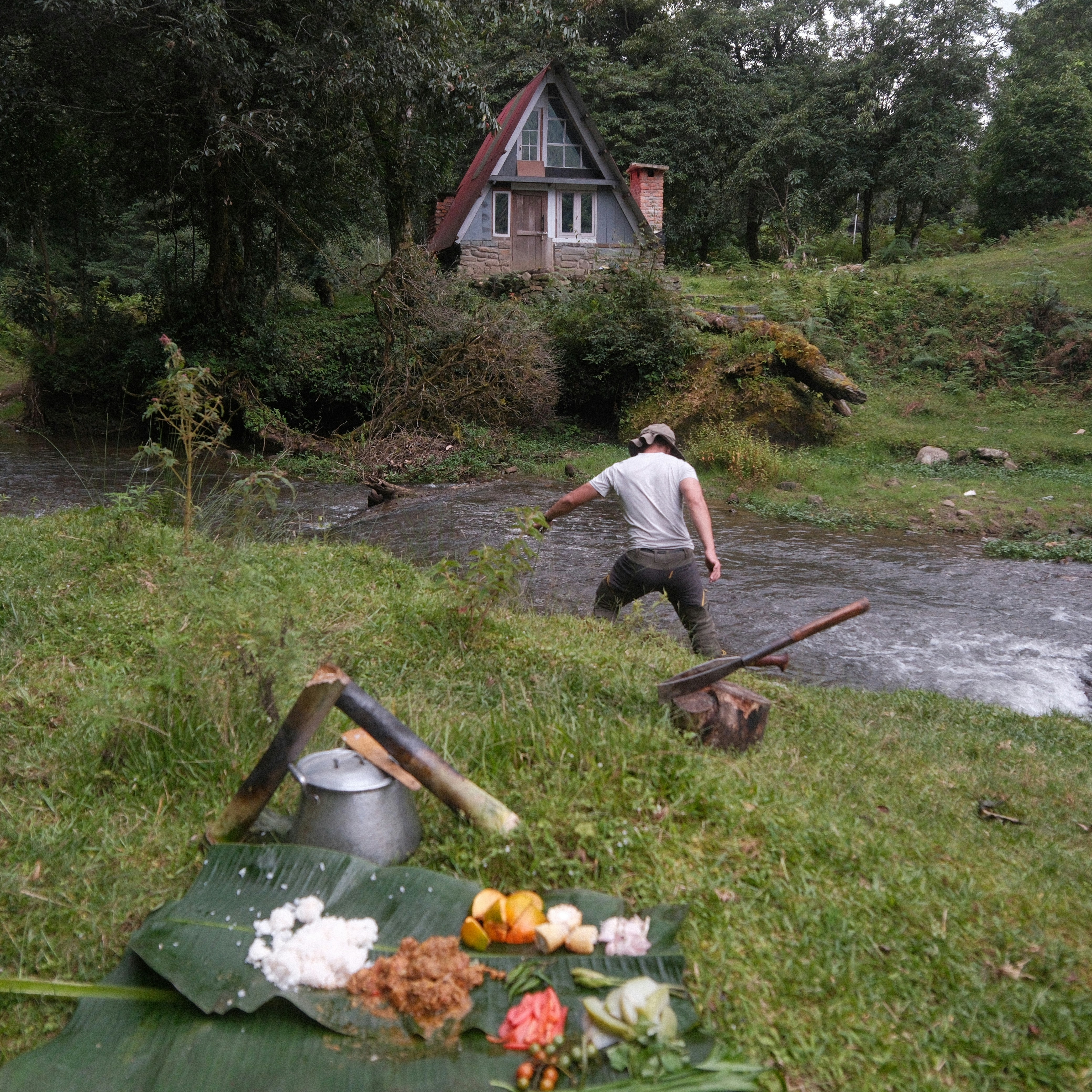 camping cooking setup, wallpaper, Cooking in a Tent Vestibule: A Safety Guide 2