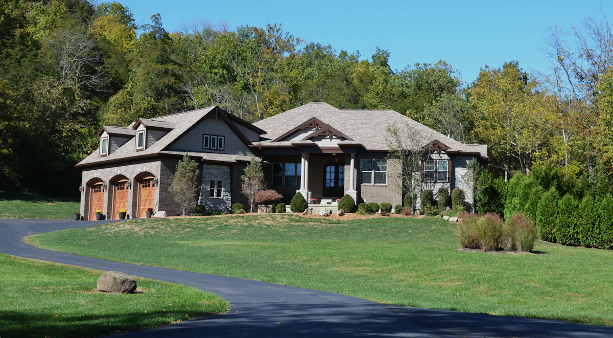 Modern home exterior