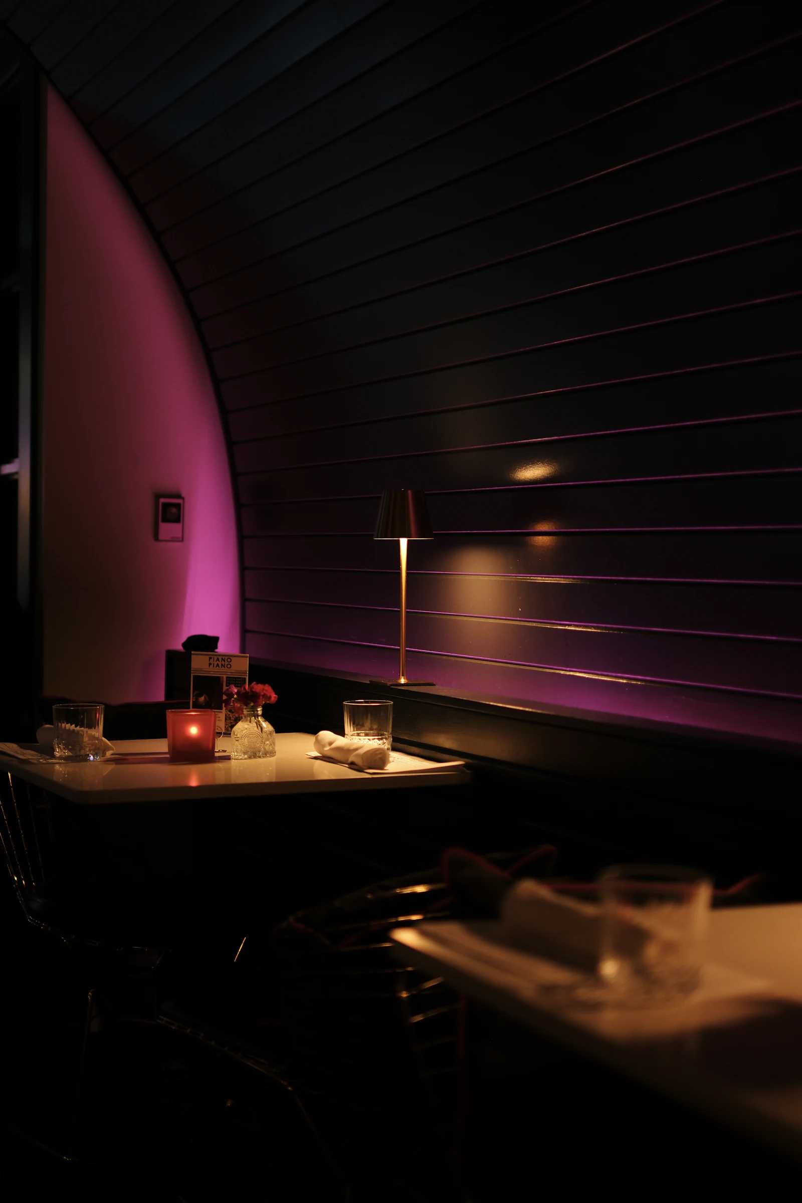 Sala de LUMEN con iluminación ambiental