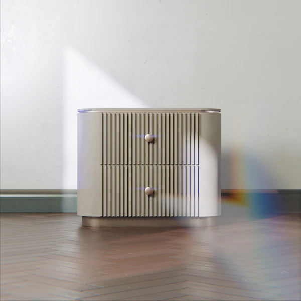 Wooden nightstand