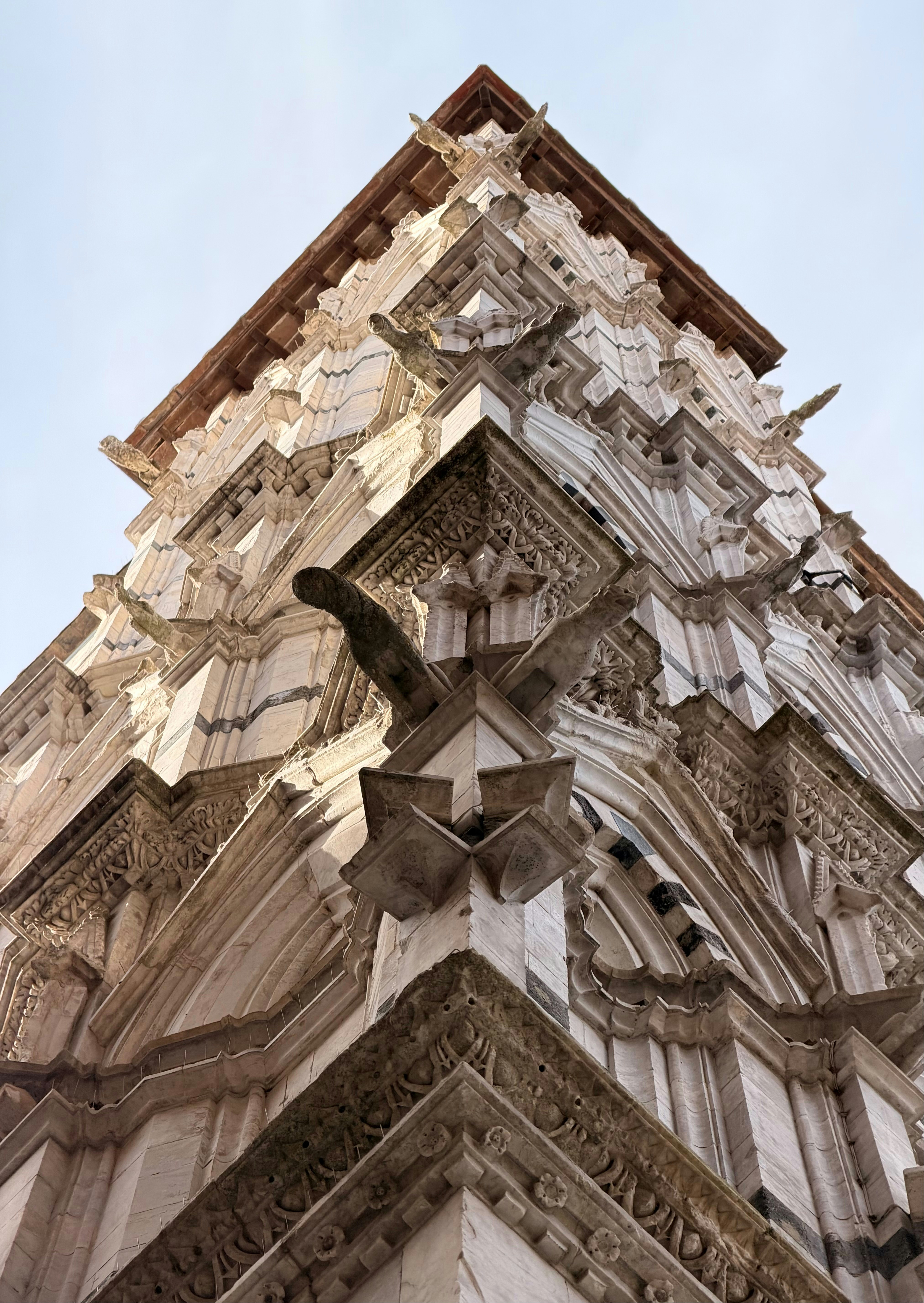 Intricate gothic architecture detail on a building