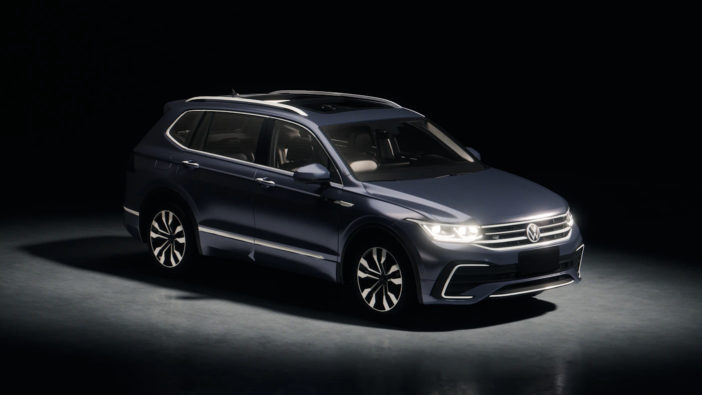 Volkswagen Tiguan im Studio