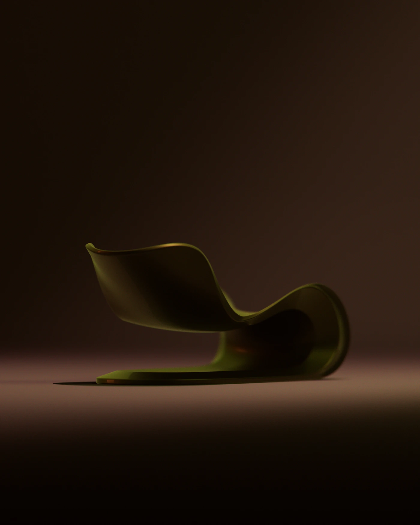 Crescent Modern Armchair
