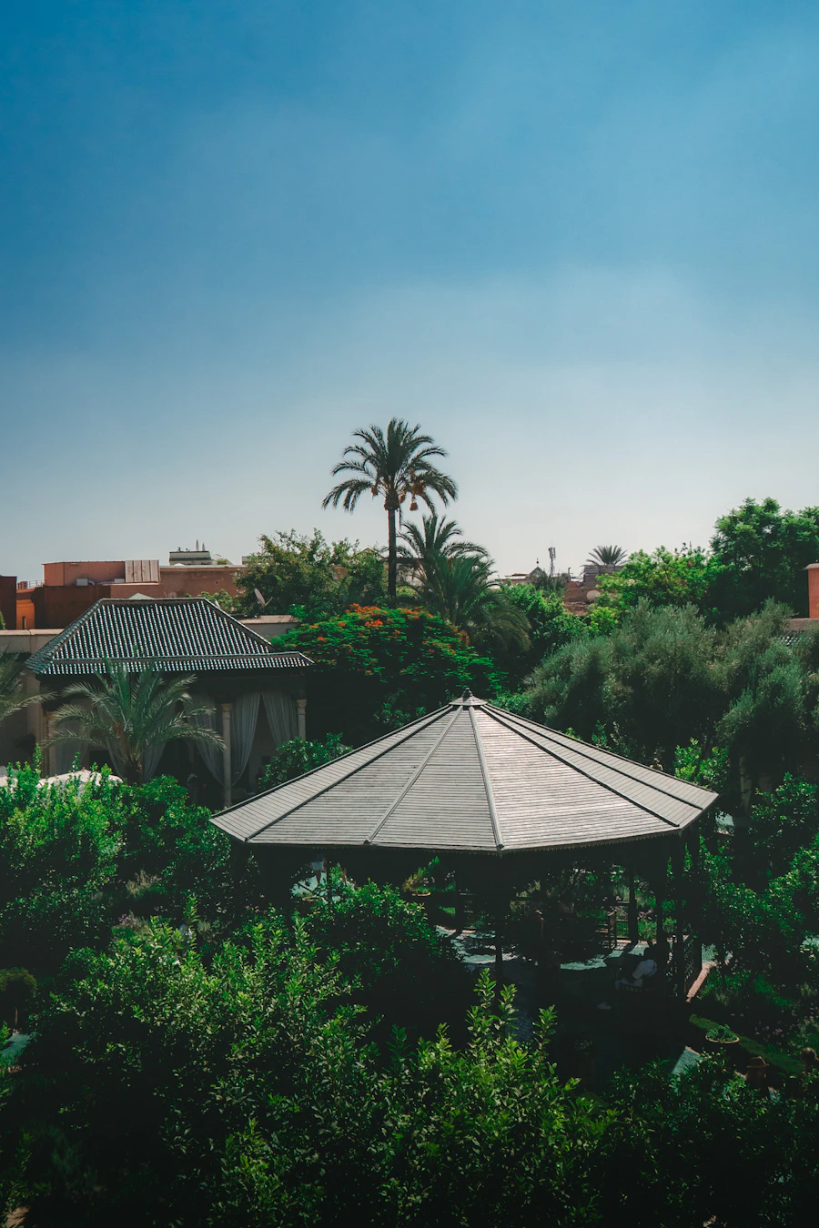 A riad and the Atlas