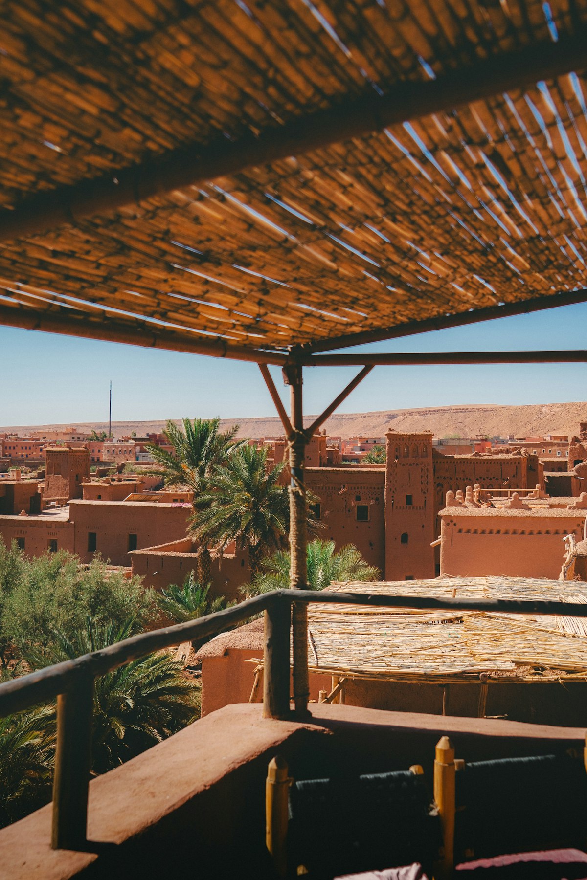 Terrasse d'un village marocain