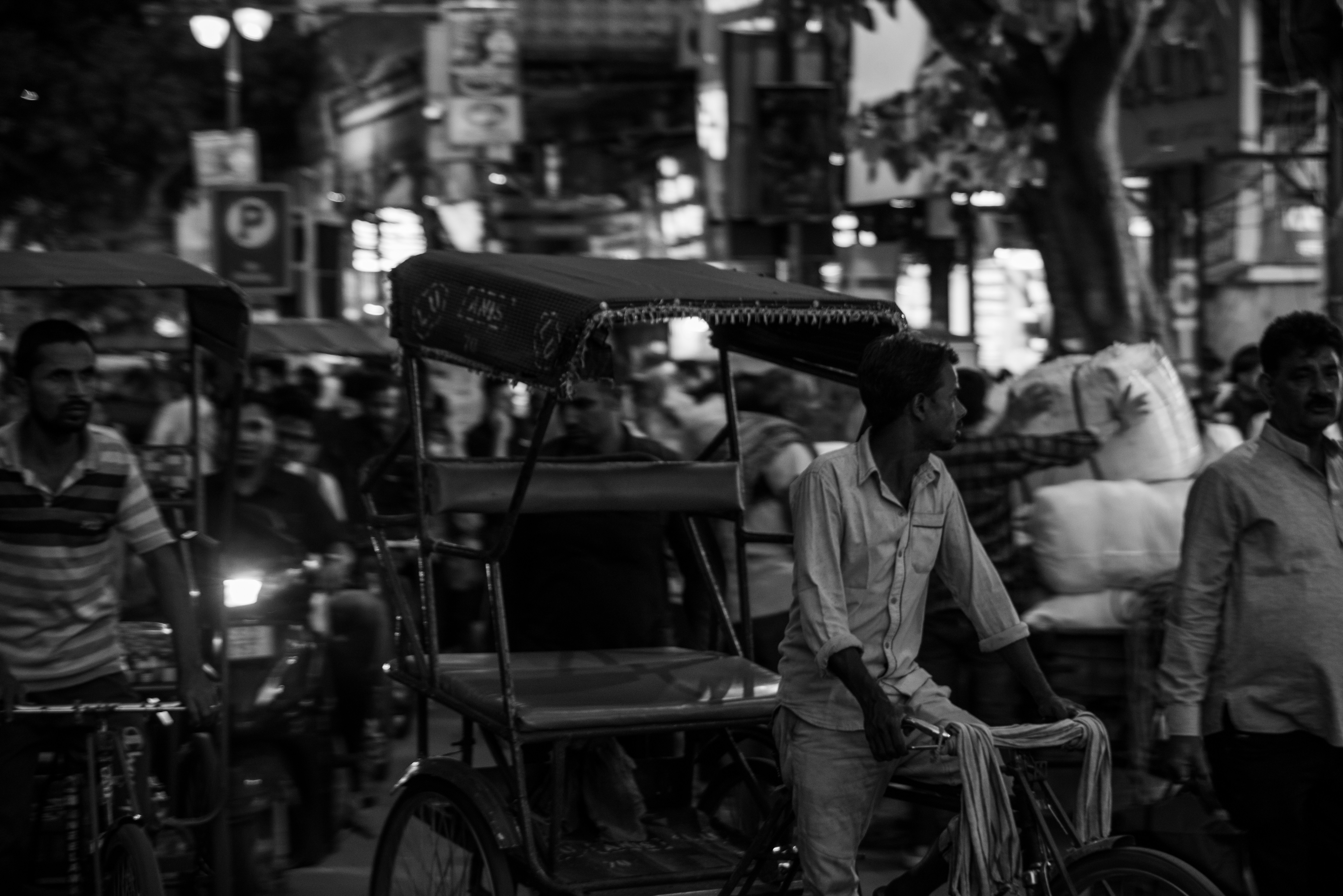 Bustling street of Chandni Chowk