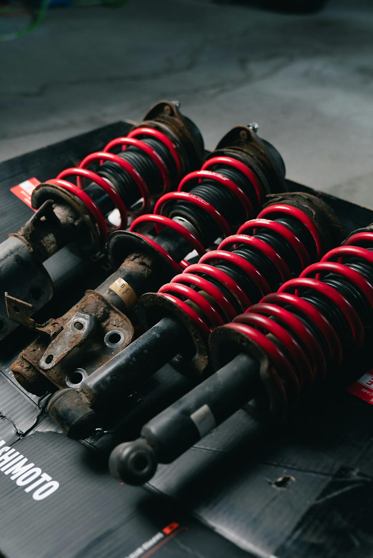 Bilstein B14 yellow-body coilover set of four