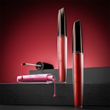 Red liquid lipstick bottles with applicator