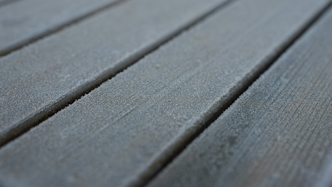 composite decking boards closeup