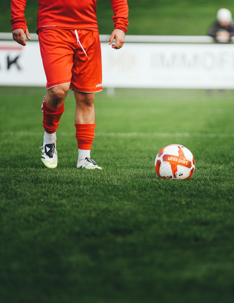 Athlete on the field