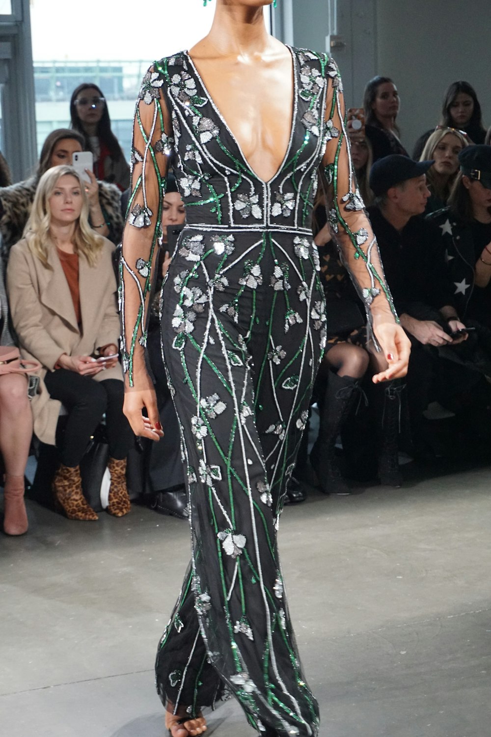 Stunning fashion runway finale look