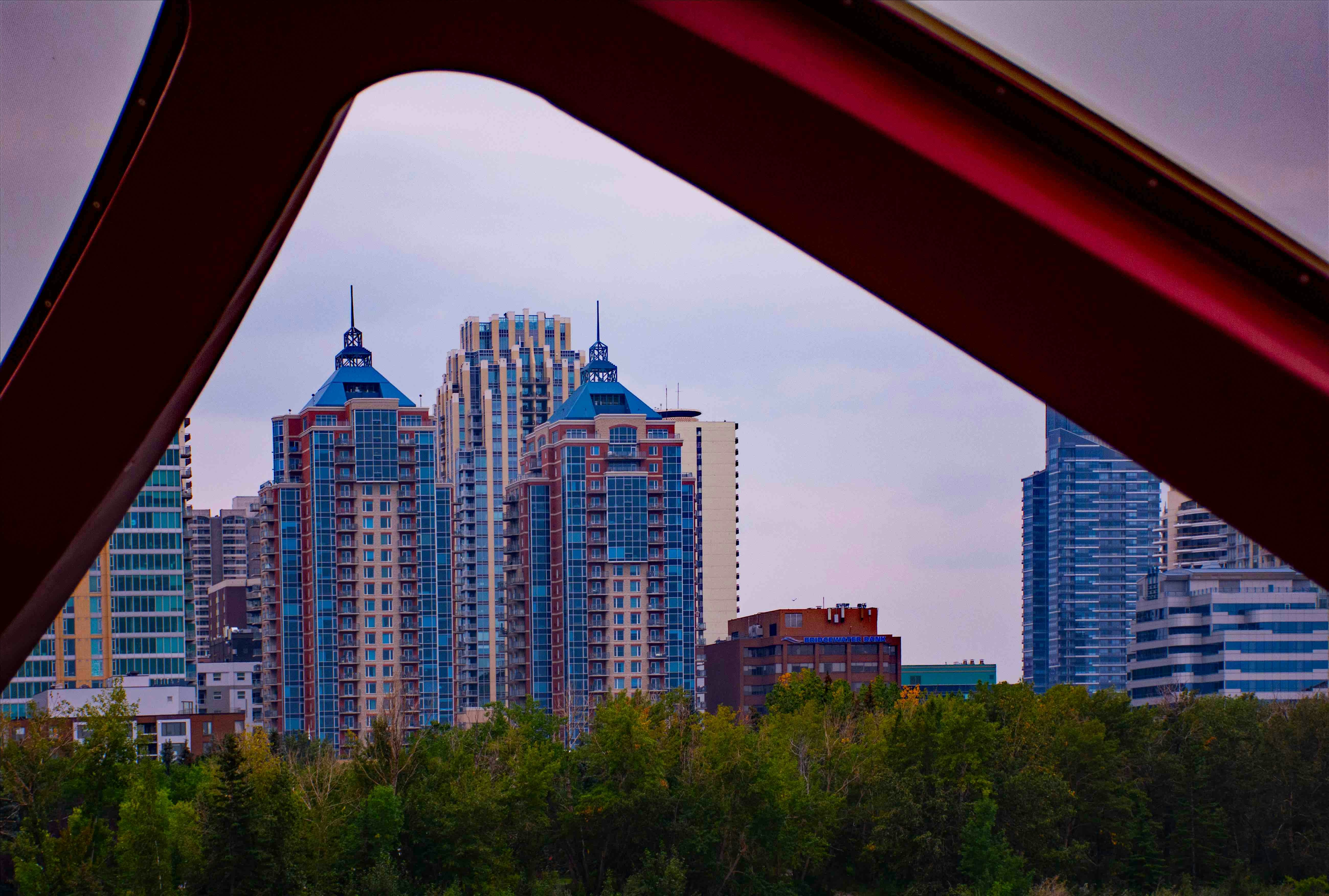 Calgary skyline LinkedIn background
