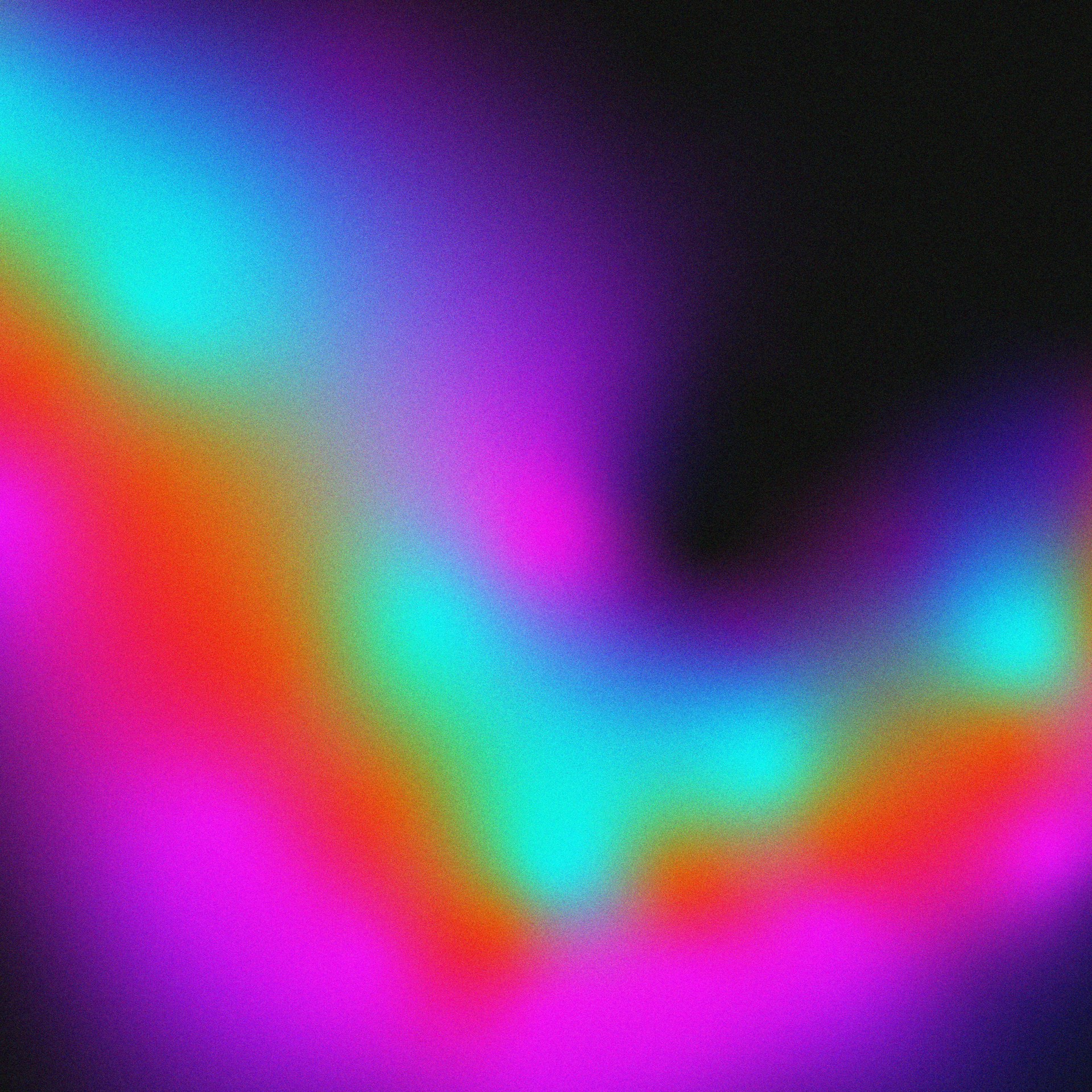 Abstract colorful gradient with dark background