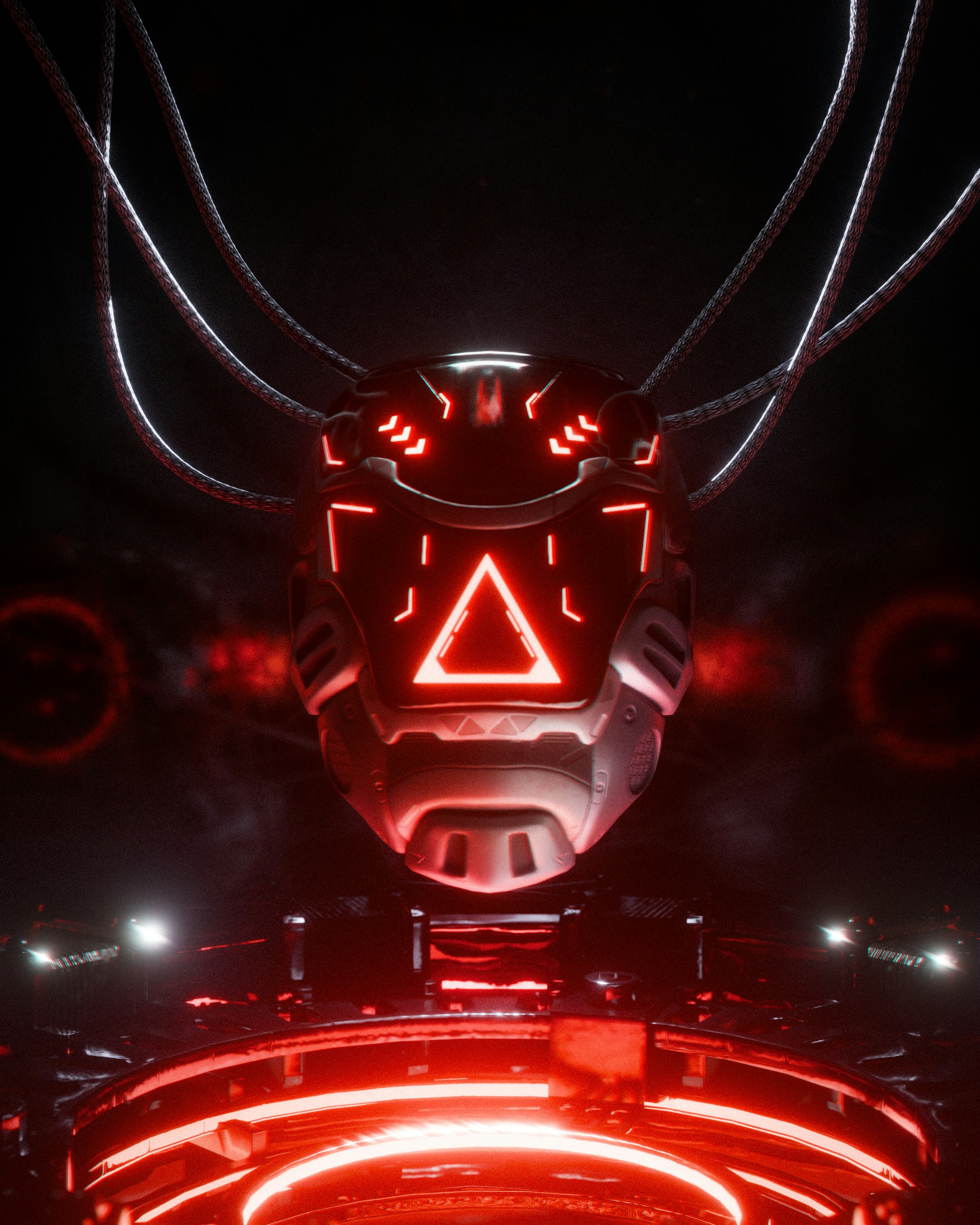 ChatGPT Atlas logo displayed on a massive cinema screen with vibrant purple and blue gradient background