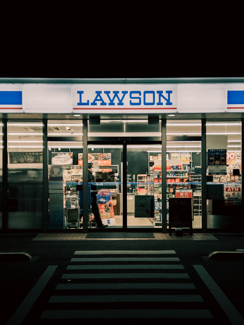 7-Eleven Japan Lawson FamilyMart convenience store food shelves 2026