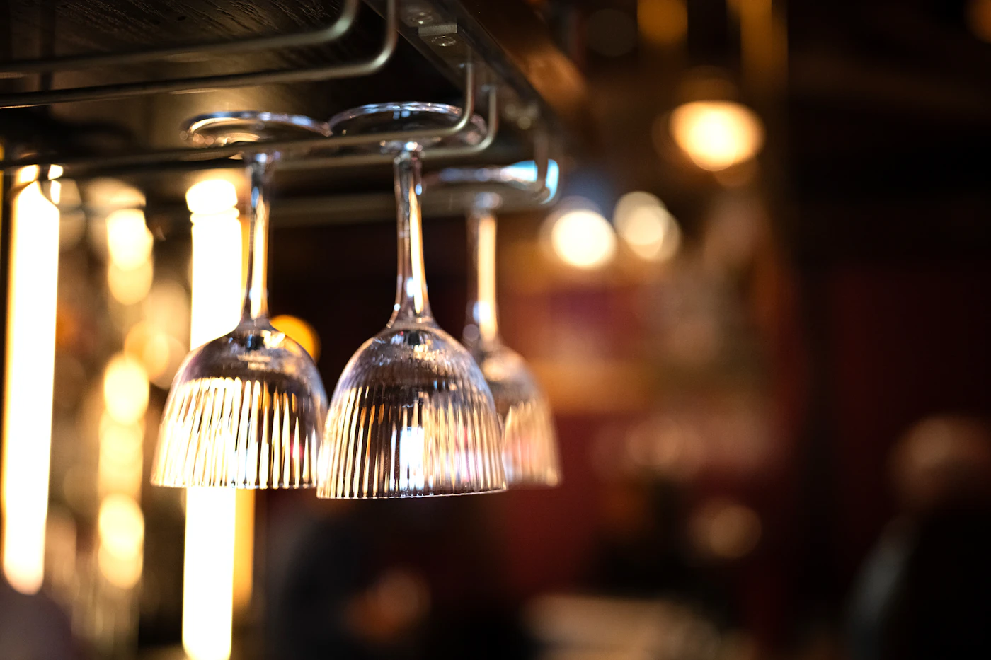 Hanging glassware
