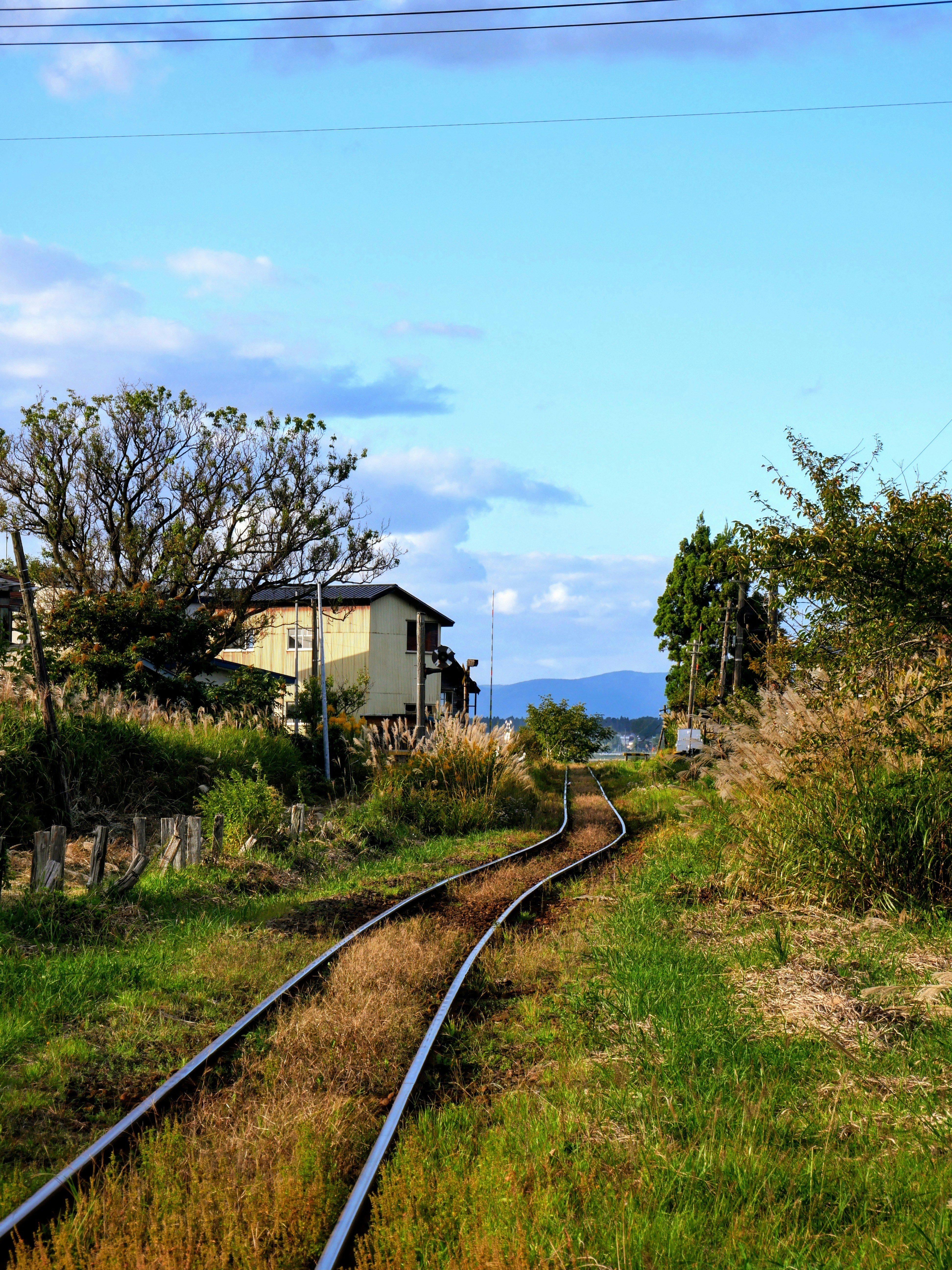 Spring countryside cycling route