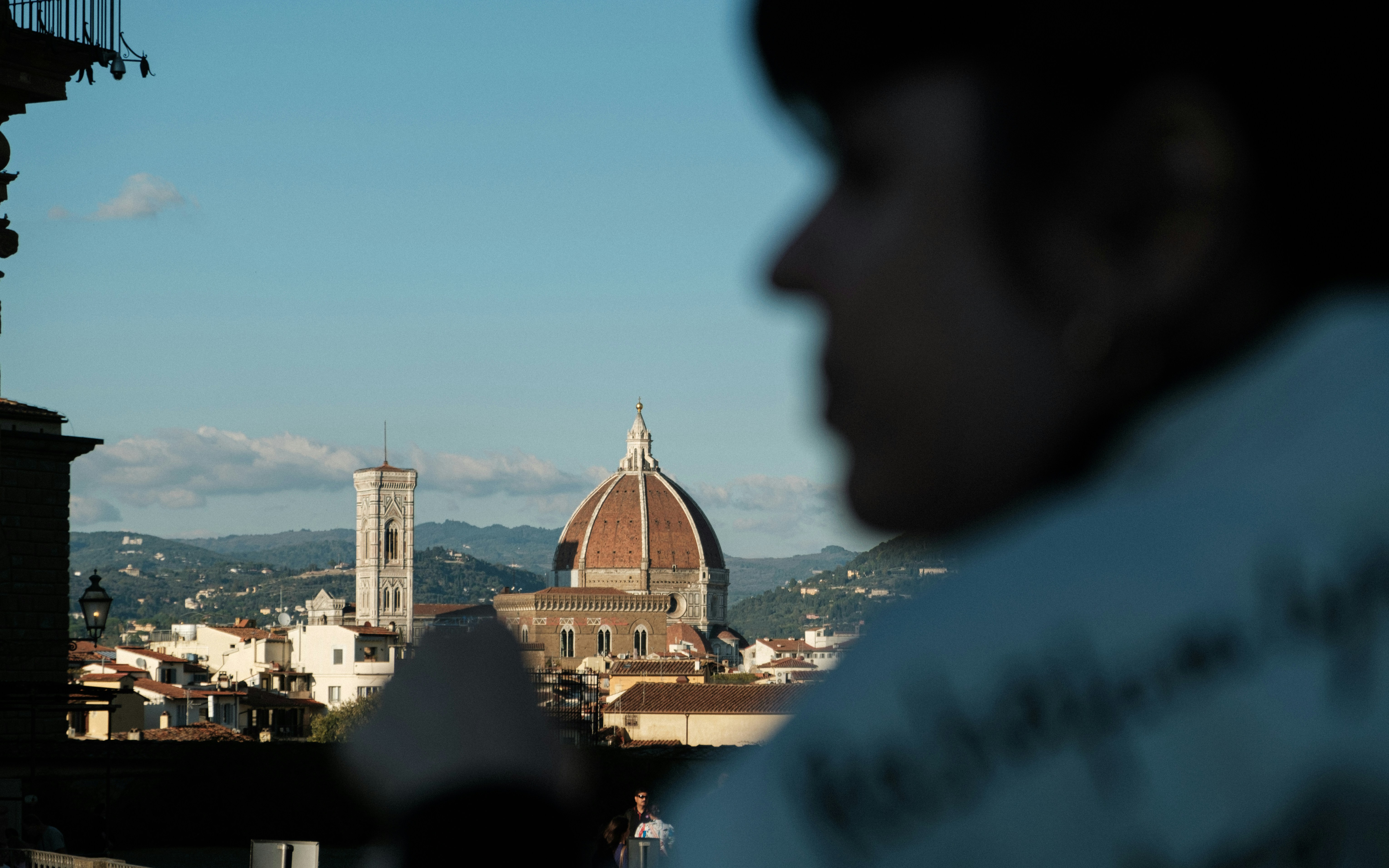 Florence cityscape with duomo and giotto's campanile