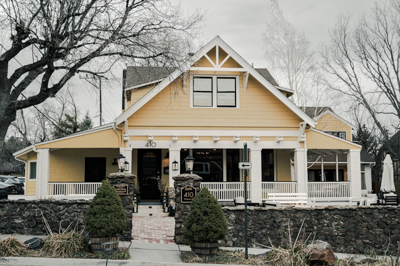 Freshly painted craftsman home exterior — Portland