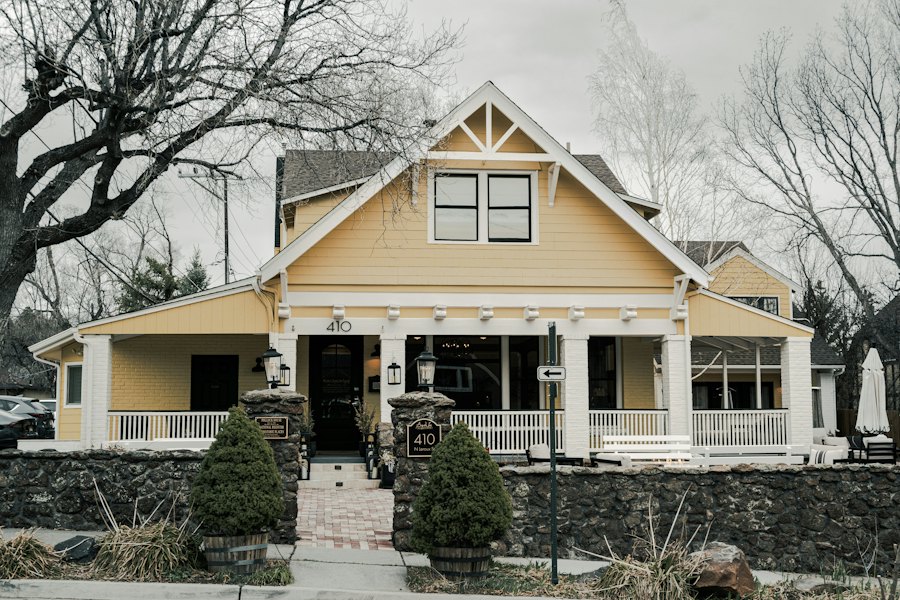 Craftsman house with a second story