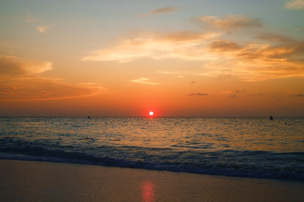 sunset ocean