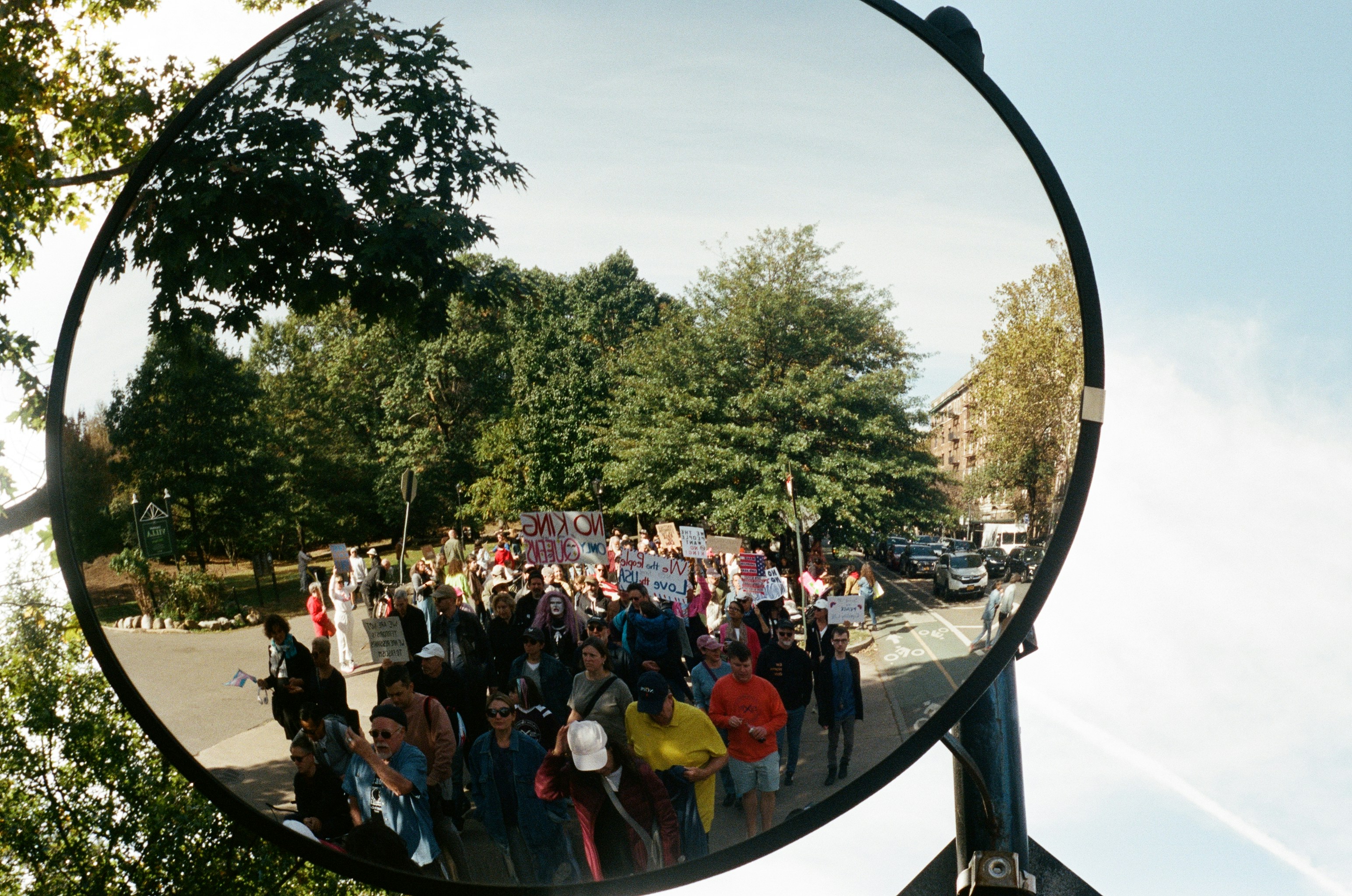 Protest march reflection