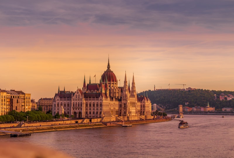Hungarian Parliament on the Danube, Budapest