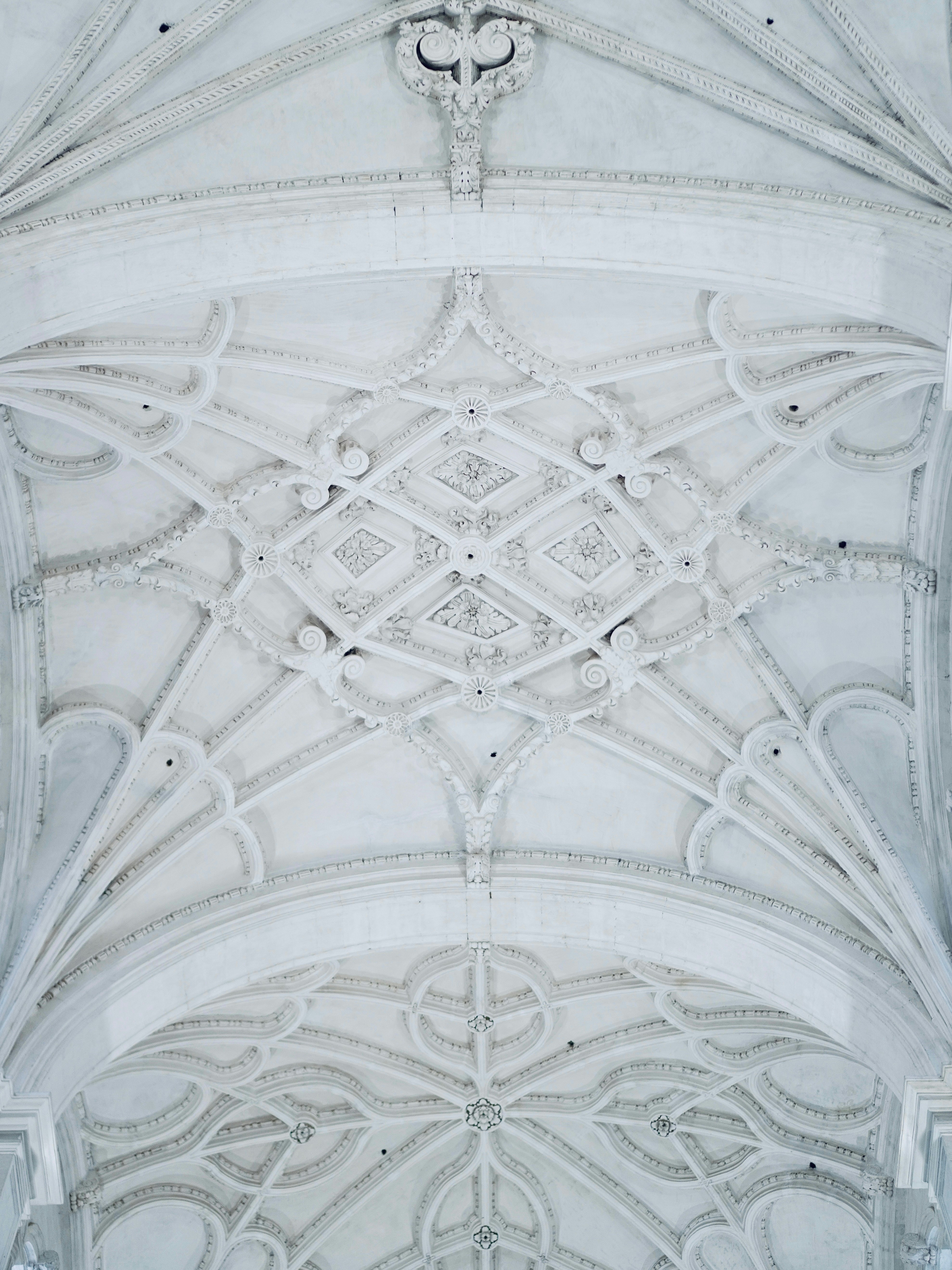 Intricate gothic ceiling architecture with ornate details