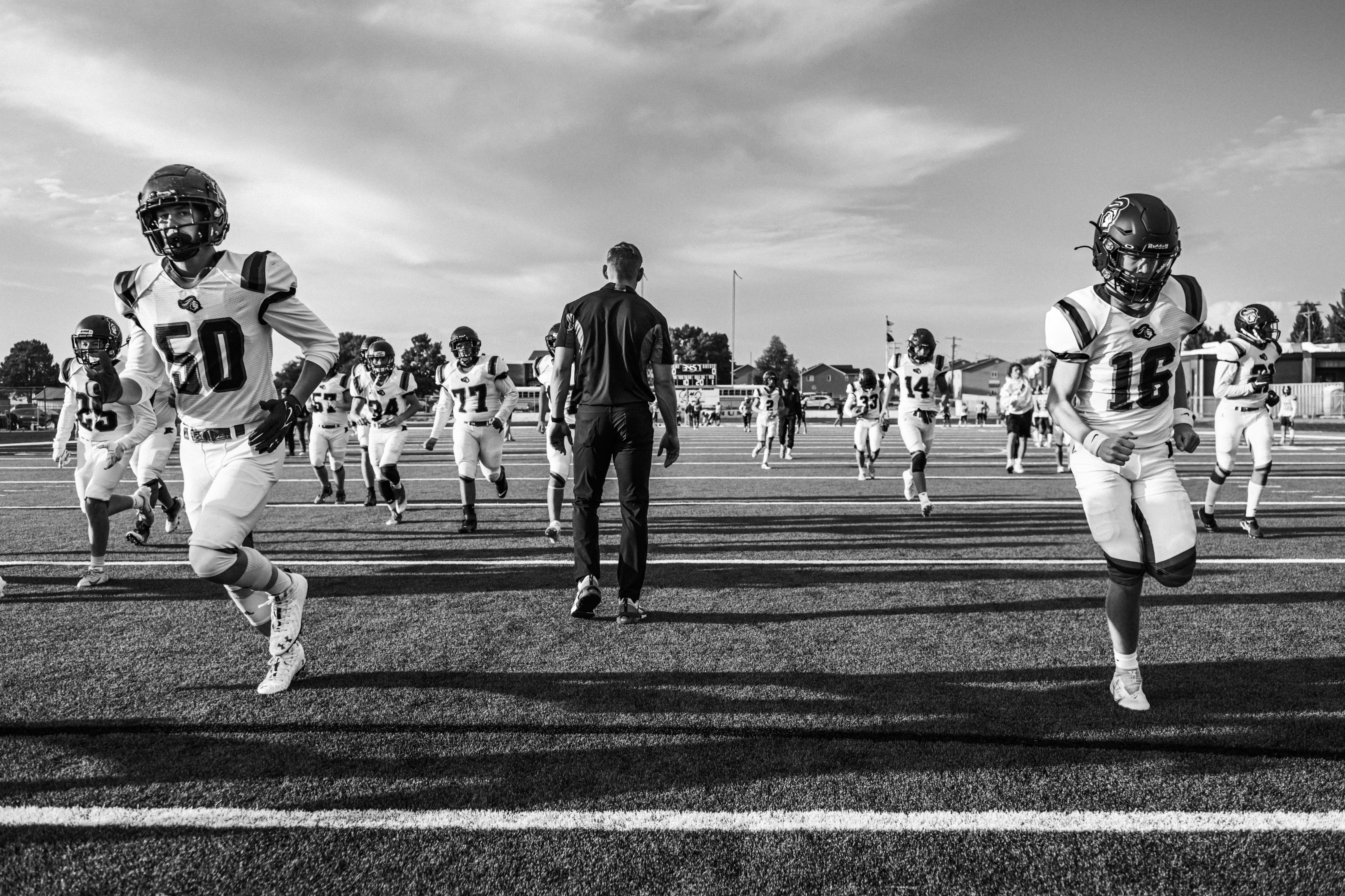 Pregame practice session