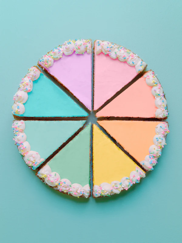 pastel party cake