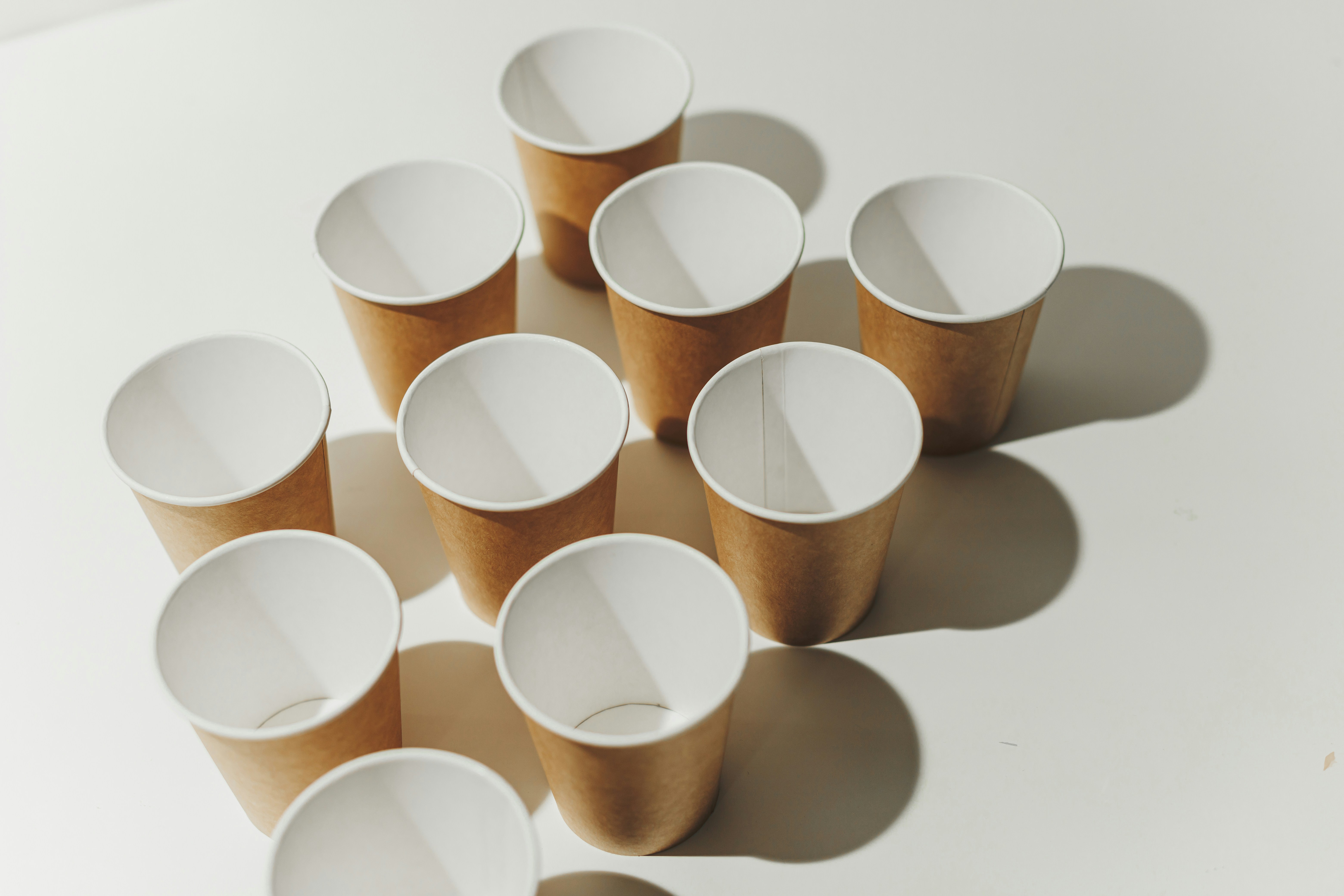 Multiple takeaway cups