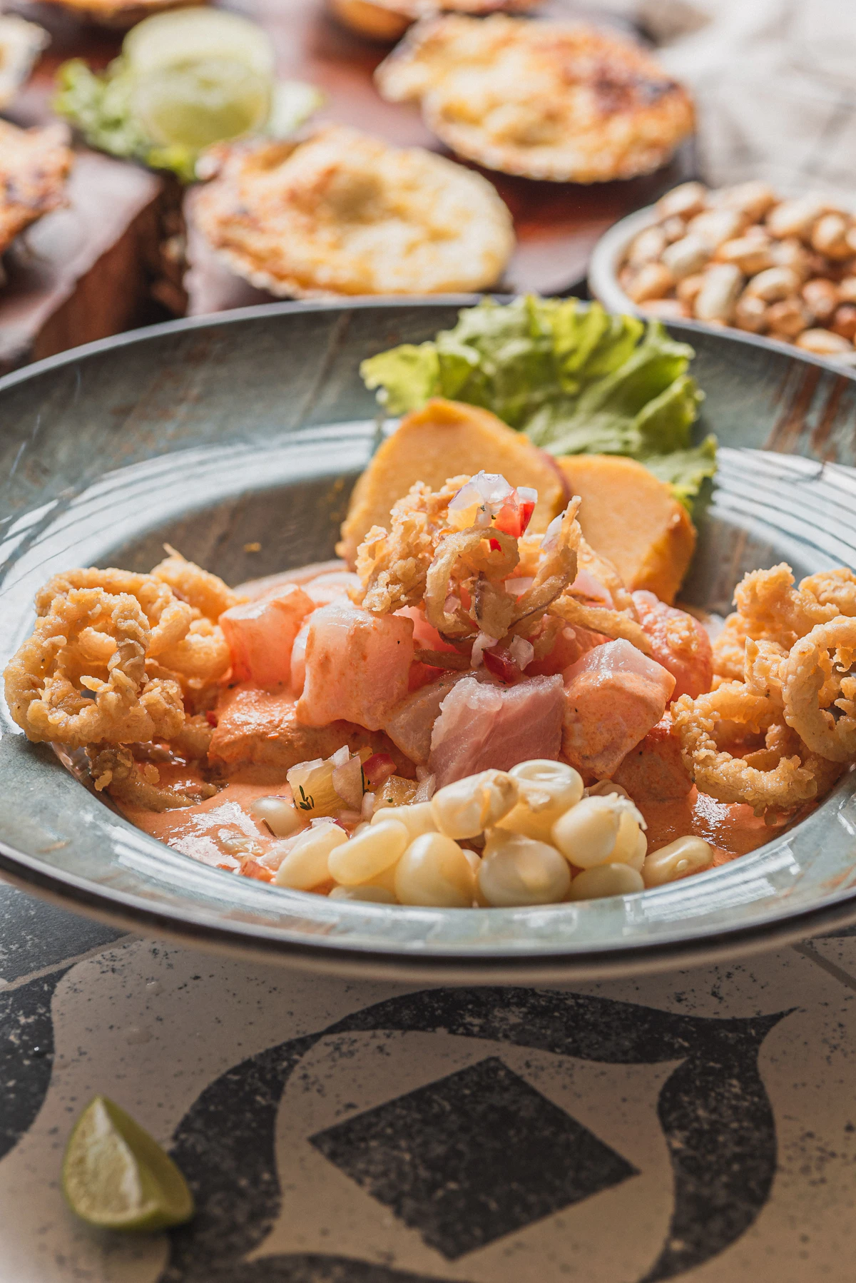Tiradito a la Crema de Ají Amarillo