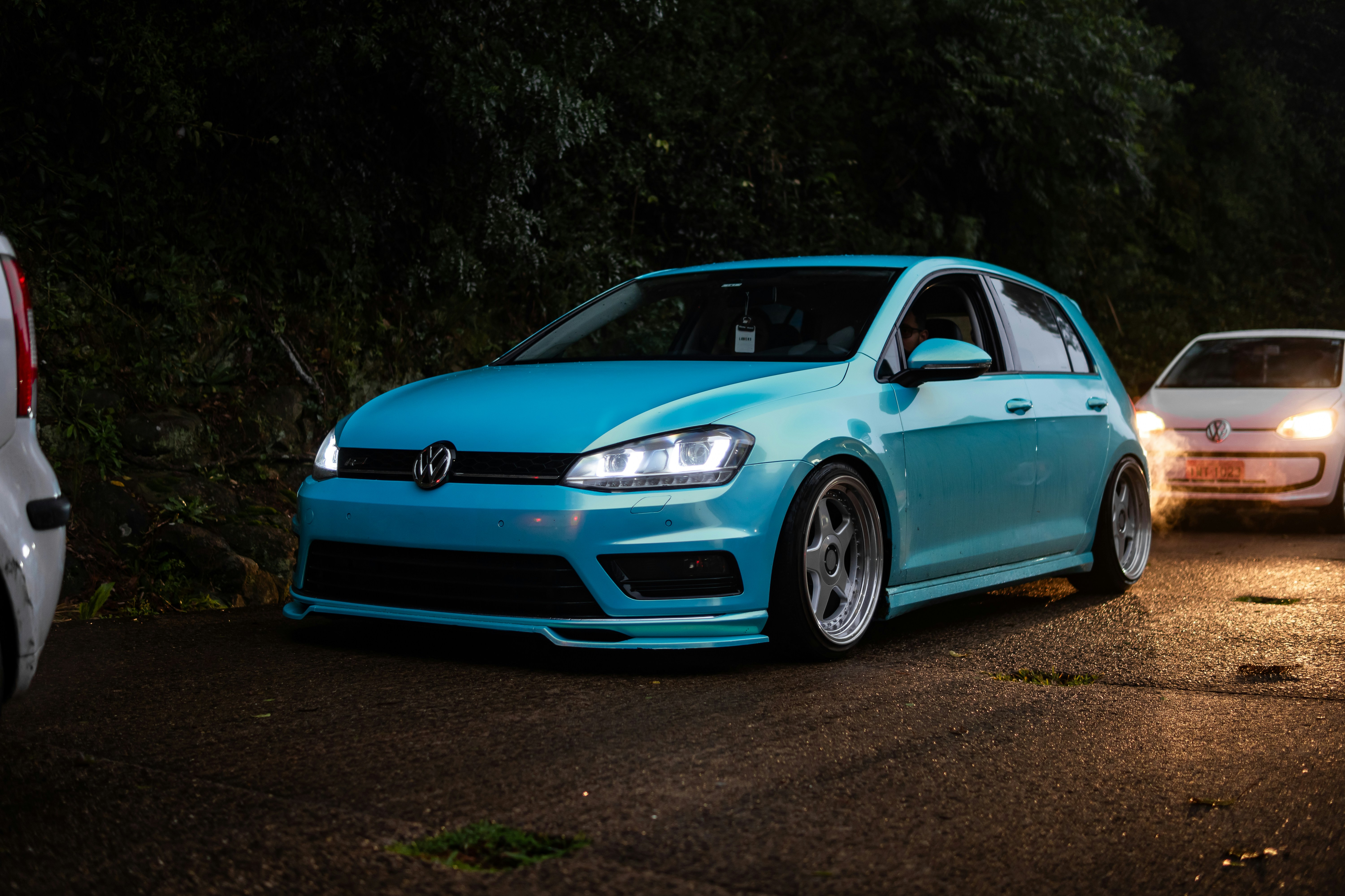 Instagram post showing custom car interior