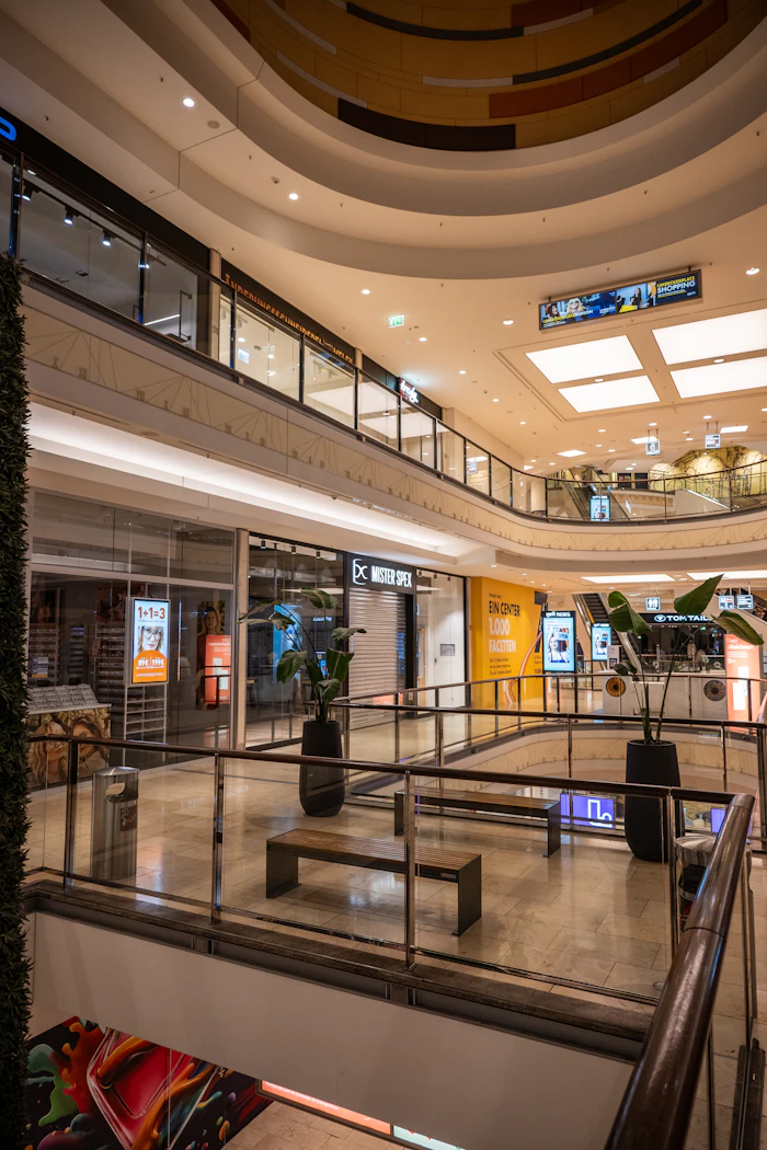 Shopping mall interior
