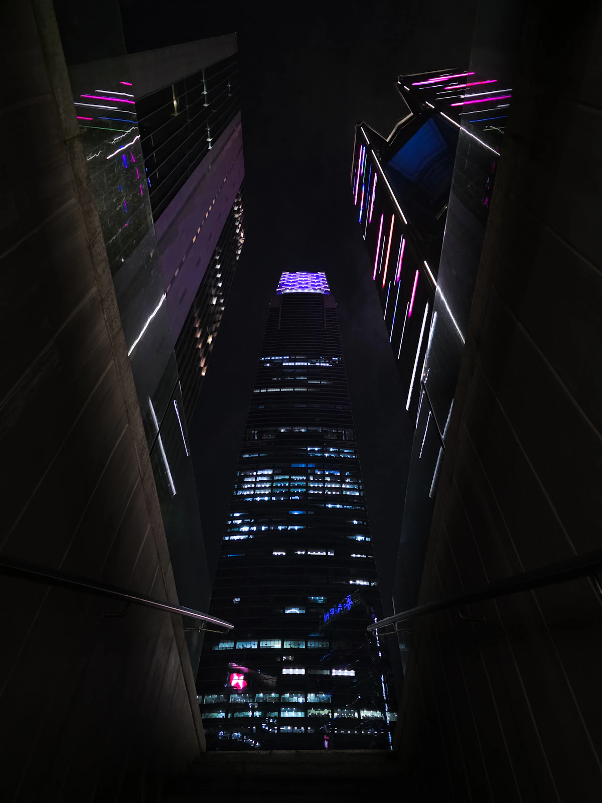 Gaming setup neon vertical video