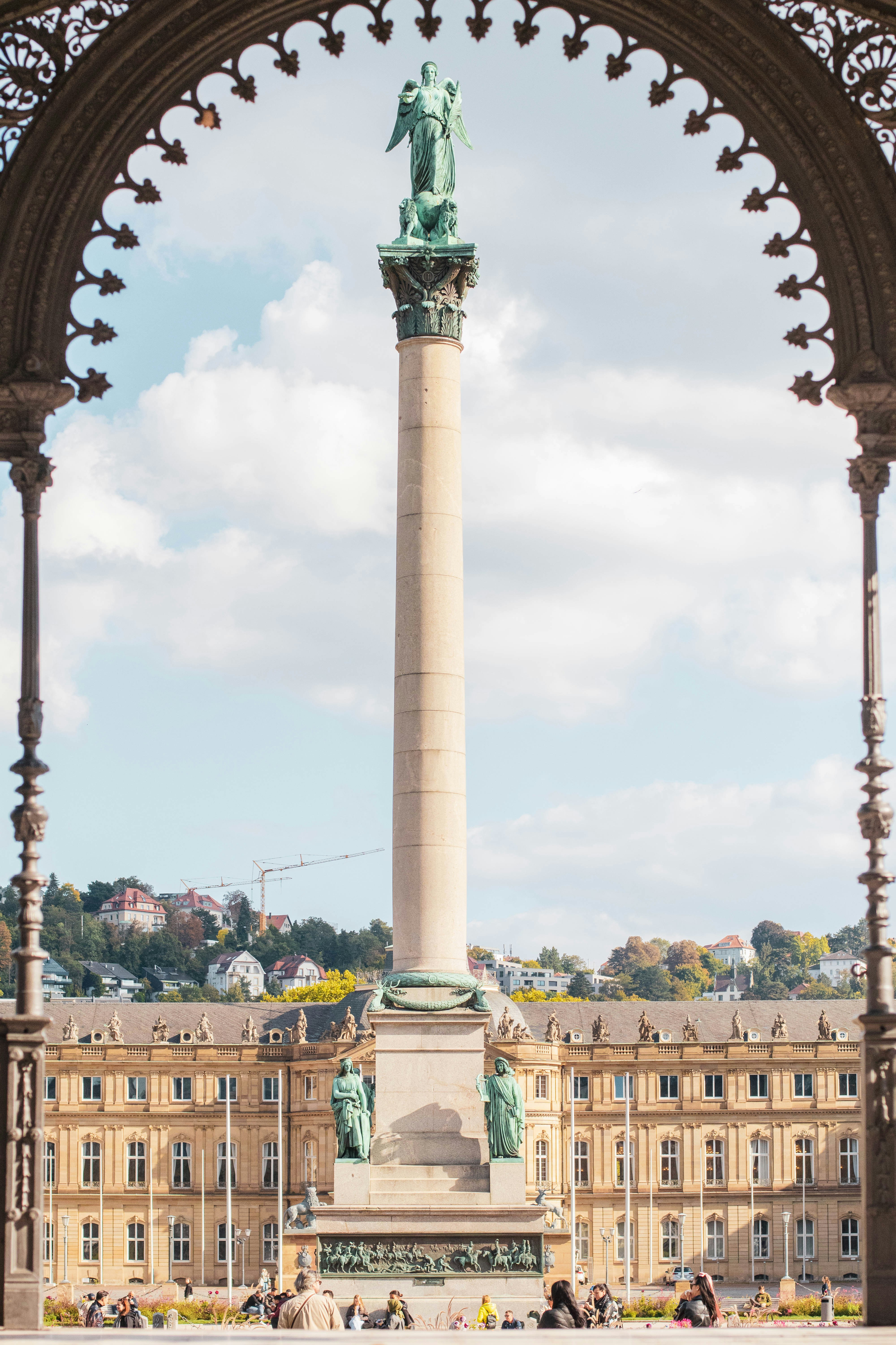 Schlossplatz.  Stuttgart.  Allemagne.