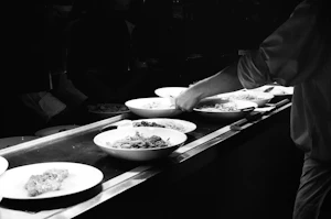 Plated gourmet dish