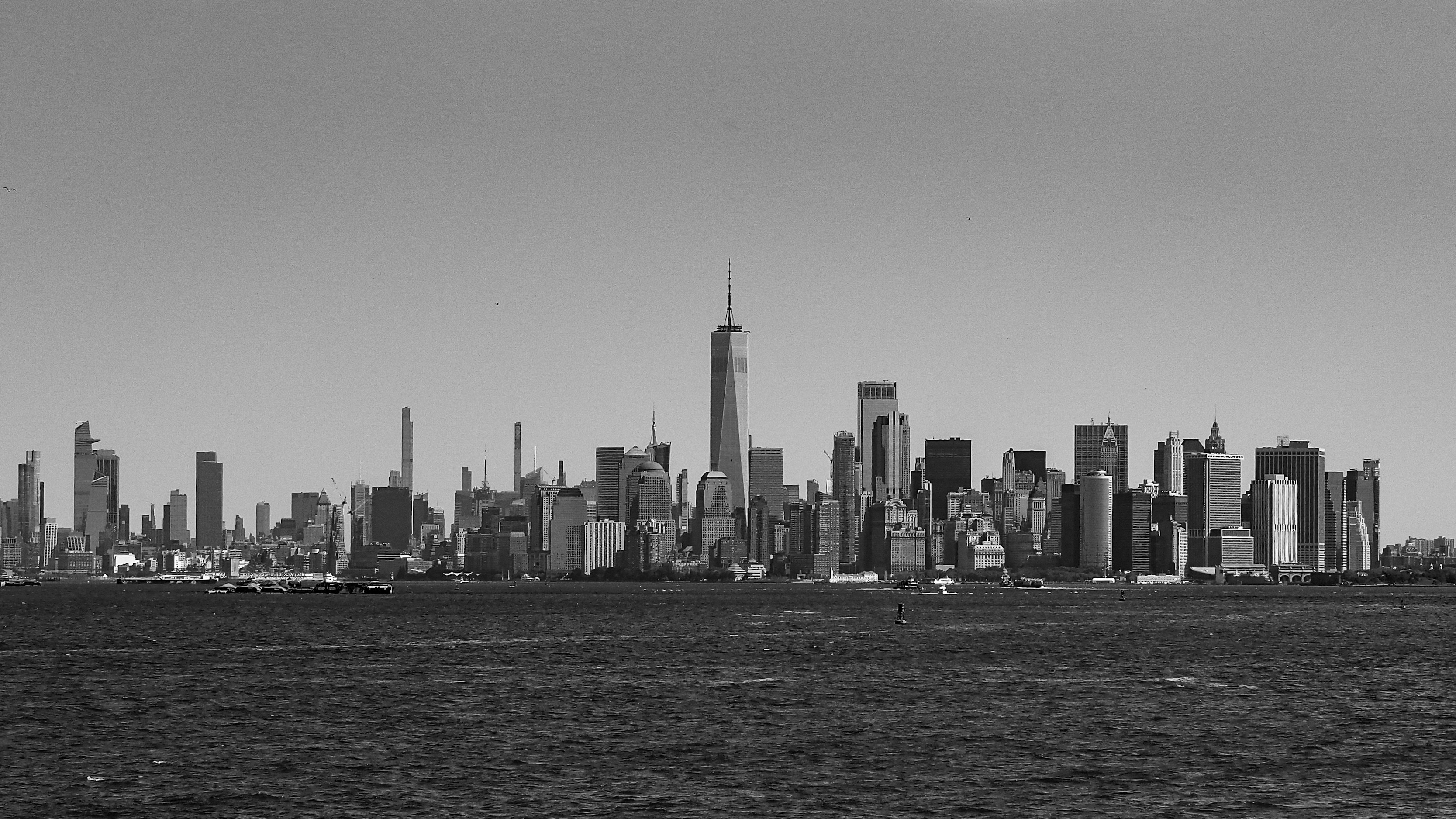 New york city skyline on a clear day