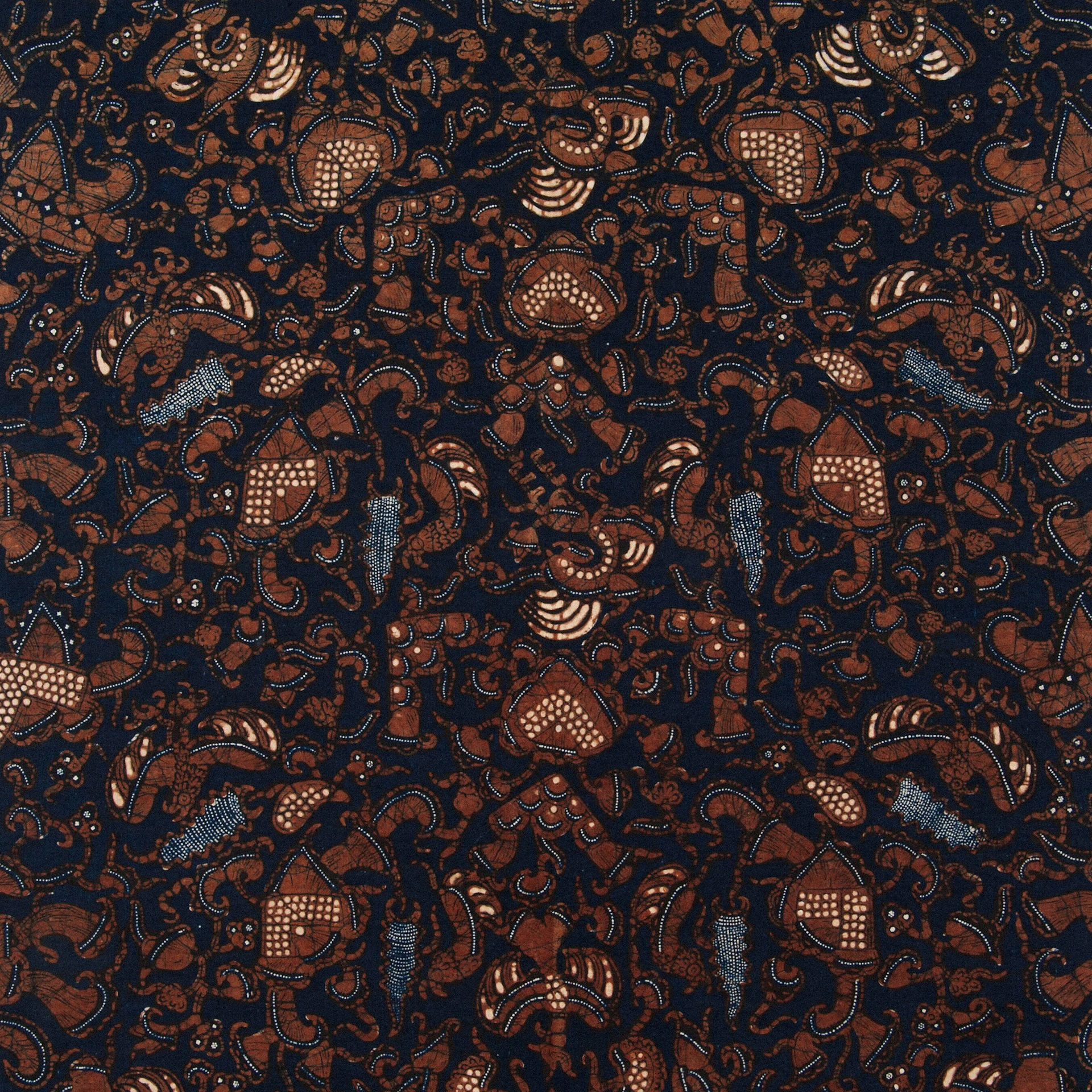Indigo night batik, 2m